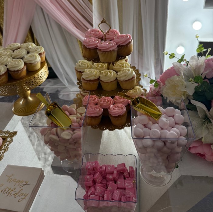 Food menu for the Quinceañera event in the Royal Regency Hotel in Yonkers, NY