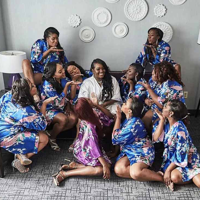 A bride's spinster party with her bridesmaid in Yonkers, NY