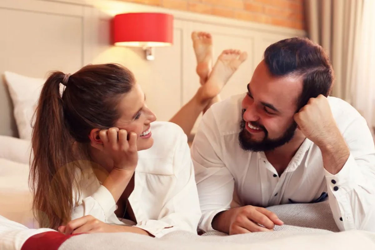 A couple enjoying themselves in a room at the Royal Regency Hotel in Yonkers, NY